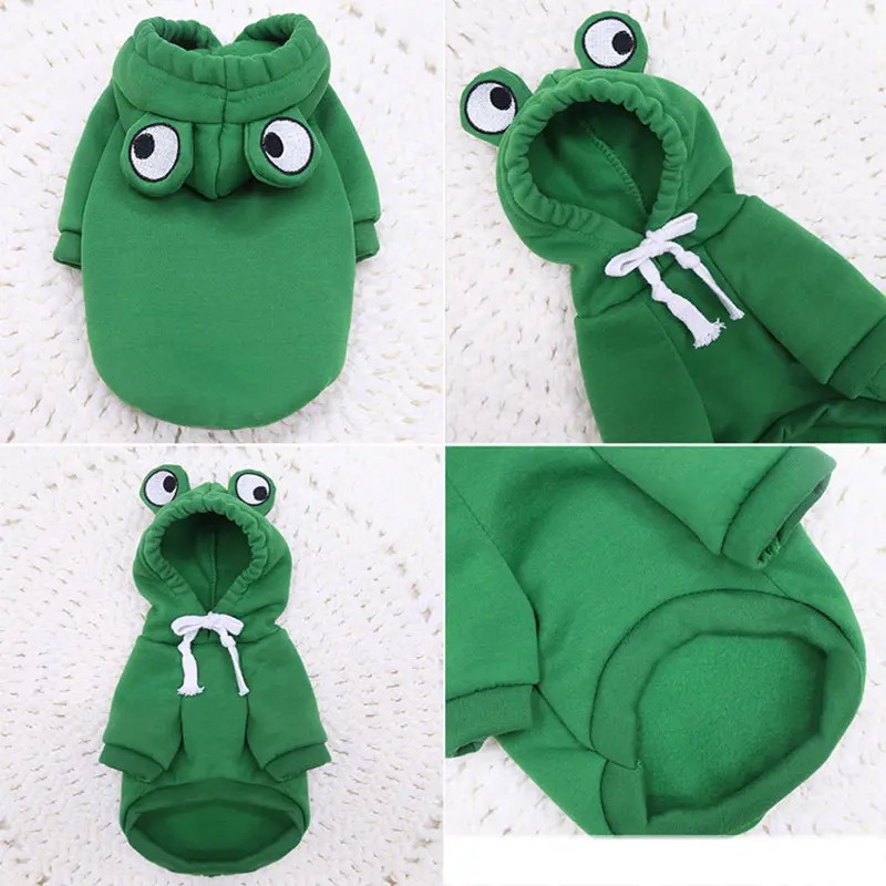 Winter Warm Fleece 1pc Cute Fruit Design Dog Hoodie - Christmas Gift Pet Clothes For Dogs 3
