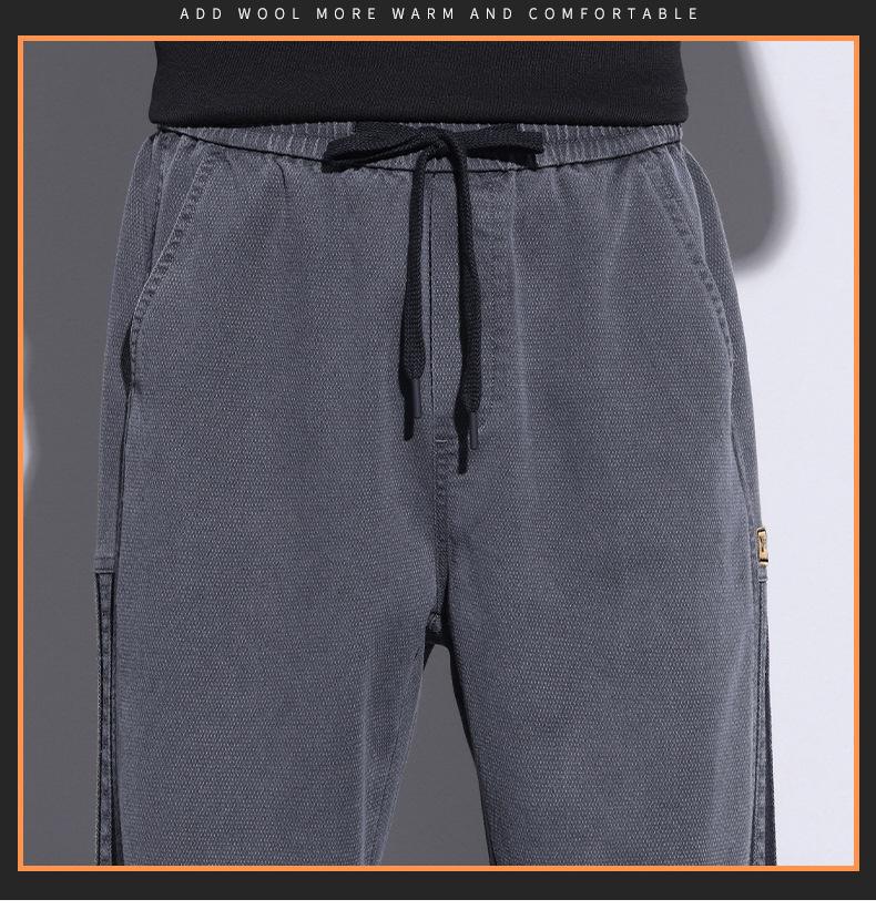 Product Introduction of 2024 New Casual Men's Elastic Joggers |   Spring Summer Stretchy Workout Pants |   Loose Fit Streetwear Tapered Trousers for Teen Boys |   Trendy Multi-Purpose Sports & Casual Pants 4