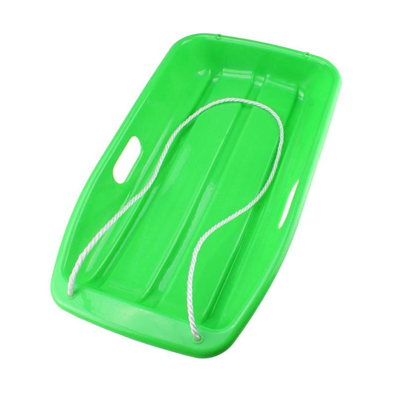 Xe trượt tuyết PE với dây thừng, Toboggan tuyết mùa đông, trượt tuyết ngoài trời, trượt tuyết trượt tuyết, xe kéo, đồ chơi quà tặng Giáng sinh tốt, thích hợp cho trẻ em và người lớn, món quà Giáng sinh 5