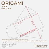 Gambar Maschere Masker Kain 3-Ply Model Origami - Peach dari Maschere Indonesia Kab. Sleman 3 Tokopedia