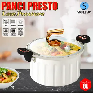 (SS) Panci Presto Low Pressure Roman Cauldron Kapasitas 8 Liter Diameter 28cm