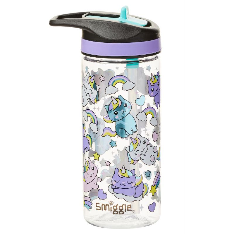 Product Introduction of Australian Smiggle Silicone Mouth Straw Kettle Elementary School Student Water Cup Children Tumbler 9