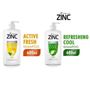 ZINC Shampoo Active Fresh/Refreshing Cool Botol 680ml