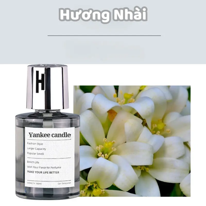 Nước Hoa Yankee Candle, Car&Family Khử Mùi Trong Phòng ngủ, Phòng Khách, Trên Xe Khuyếch Tán Hương Thơm 360 Độ An Toàn Cho Phụ Nữ Và Trẻ Nhỏ  Hương Thơm Pháp Dầu Thơm Phòng Khách 3