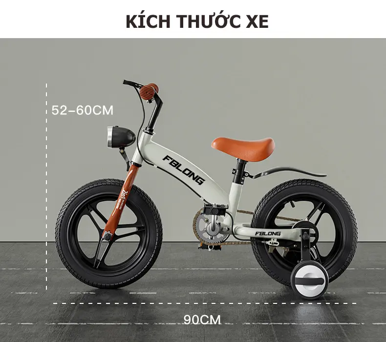 Xe đạp trẻ em 2IN1 kiêm xe thăng bằng FBLONG cho bé từ 2-9 tuổi, khung sườn hợp kim Magie siêu nhẹ KÈM MŨ BH VÀ BƠM HƠI Cao Su Đồ Chơi xedap  duong pho 3
