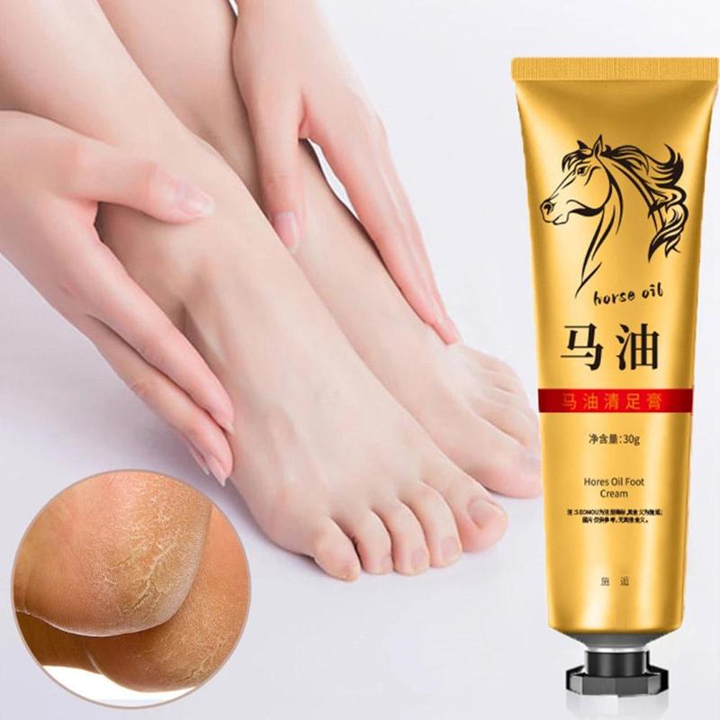 Product Introduction of Horse Oil Anti-Drying Crack Foot Cream Heel Cracked Removal Dead Cream Hand Feet Skin Repair X3L9 23