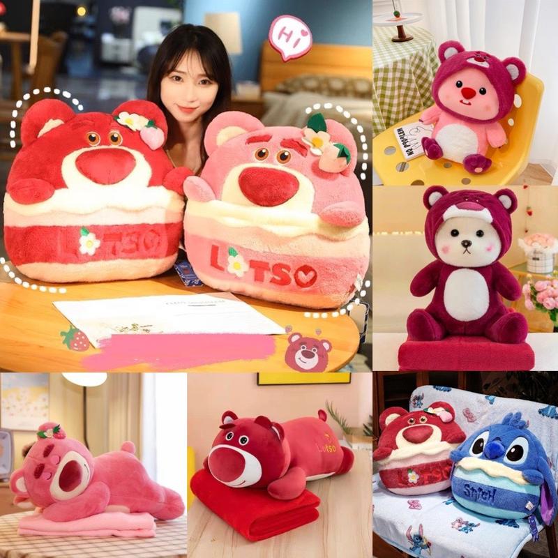  Nhà Cam 100 mẫu Bộ chăn gối văn phòng gấu bông kèm mền 2 trong 1  gối chăn  3 trong 1  gối chăn ủ tay  siêu tiện lợi gấu bông kèm chăn trong bụng 