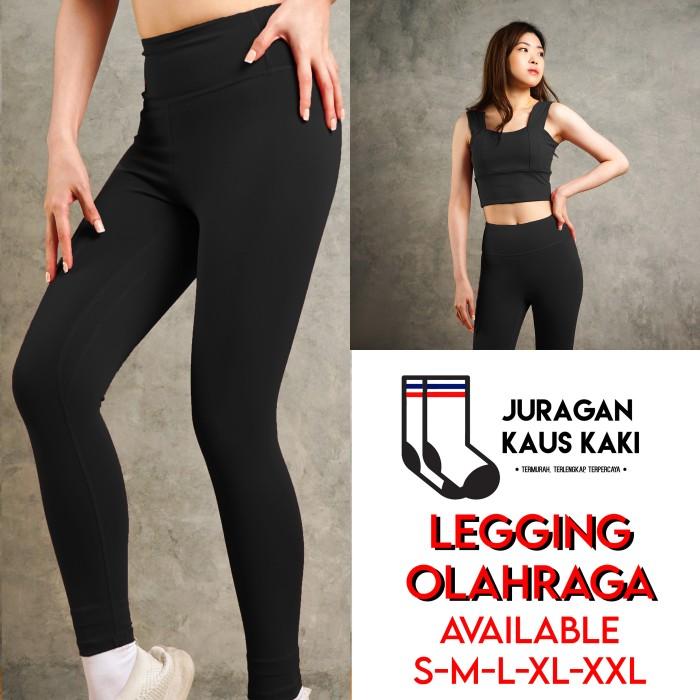 A㊚Ey Celana Legging Yoga Pants High Waist Polos Leggings Sport Wanita K♫7Z 1