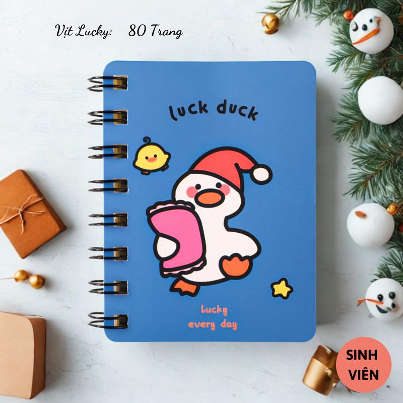 Sổ tay mini note book size A7 hoạt hình dễ thương 2