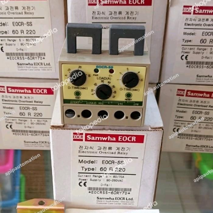 Eocr Module Jual EOCR SAMWHA EOCR-SS 60 R 220 CURRENT RANGE 5 - 60/70A 220VAC CK1 ...