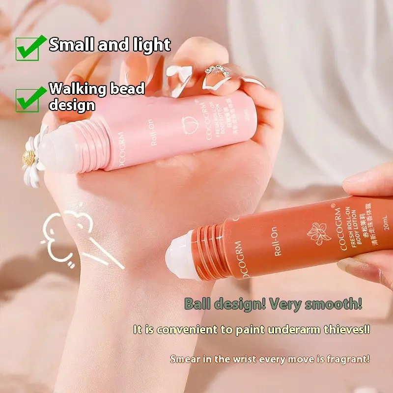Deodoran Ketiak Gulung, Untuk Wanita, Kesegaran dan Kawalan Peluh, Perlindungan Bau Tahan Lama. Deodorant