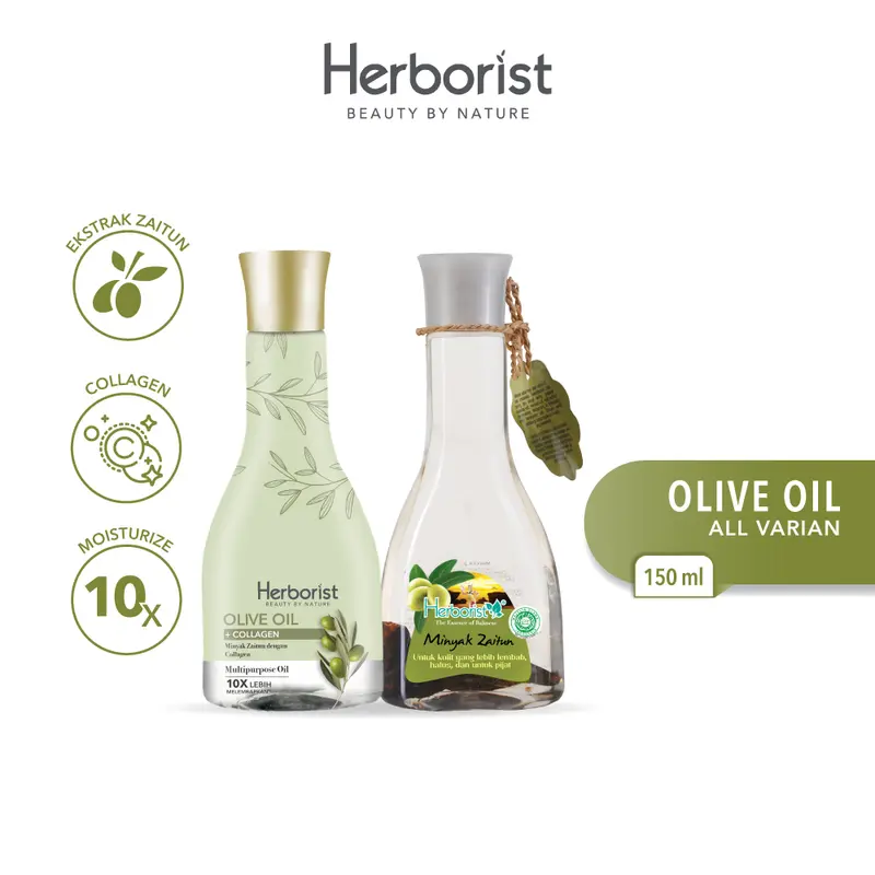 [FYC] Herborist Minyak Zaitun &Olive Oil Collagen 150ml 0