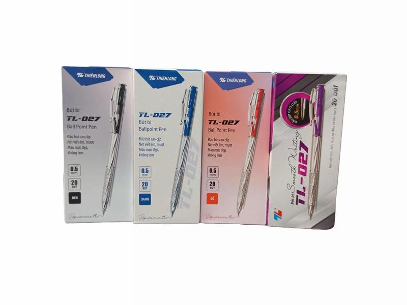 Bút Bi Bấm Thiên Long TL-027 - Ngòi Viết 0.5mm