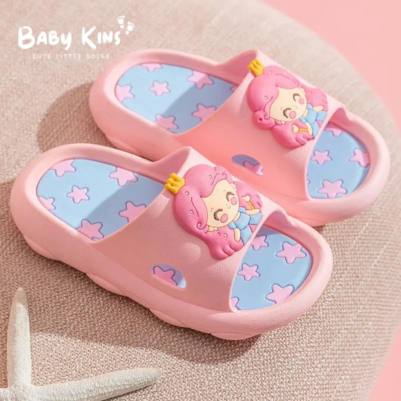 BabyKins Colorful Slippers Cute Design Slipper for Kids Girls and Boys