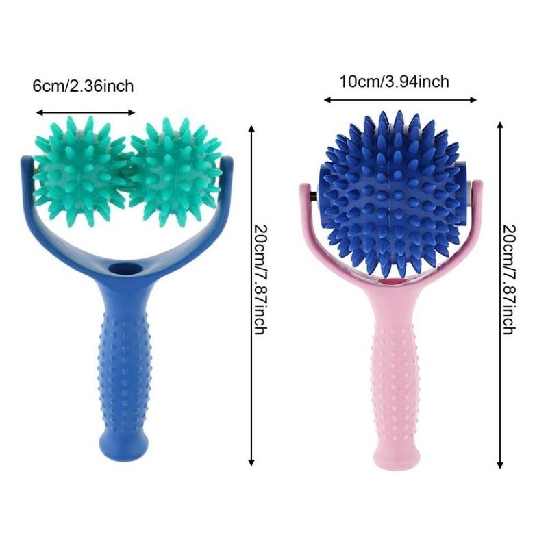Product Introduction of 2Pcs Handheld Spiky Massage Balls Rollers Compact for Legs Full Body Arm 0