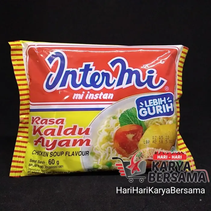 INTERMI MIE INSTAN RASA KALDU AYAM 60GR 0