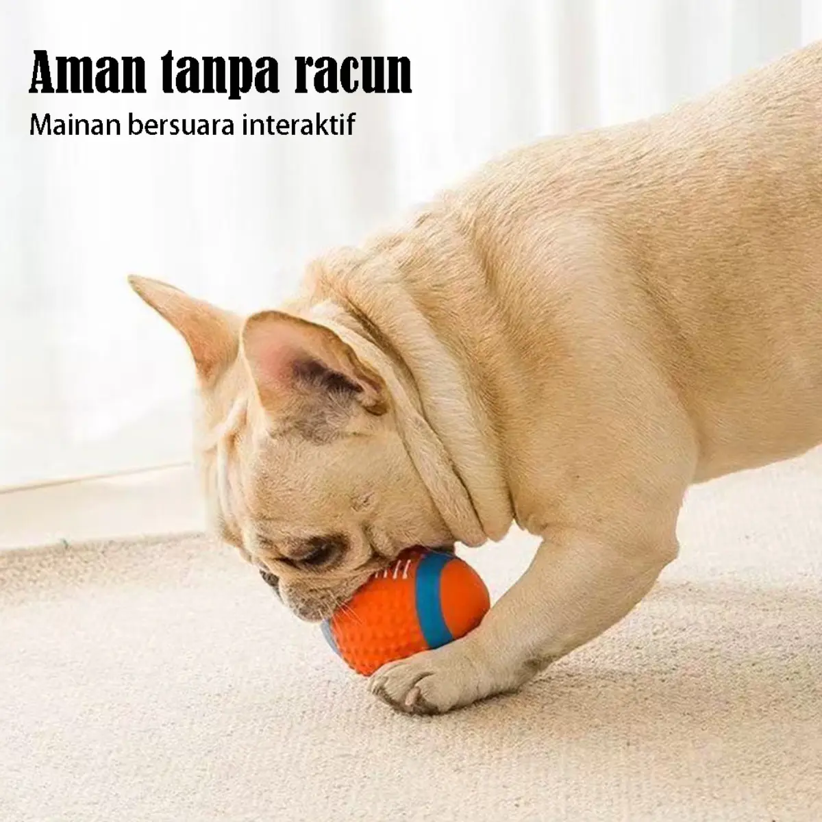 Mainan Kunyah Anjing Lateks Berbunyi Squeaky Model XYZ, Ideal untuk Anjing Kecil dan Teddy, Anti Bosan Durable, Perlengkapan Pelatihan & Pereda Stres Interaktif, Panjang 15cm, Berukuran 10x7cm