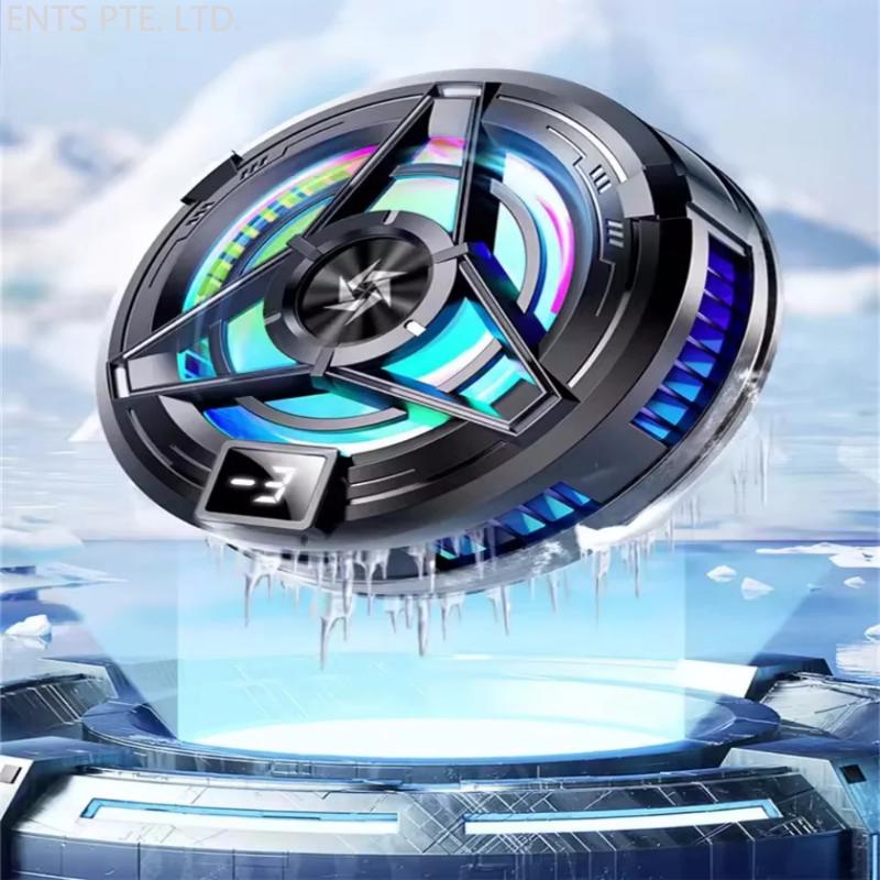 Product Introduction of SL17 Magnetic Phone Cooler Portable Phone Semiconductor Radiator RGB Fast Cooling Phone Cooler With LED Temperature Display 27