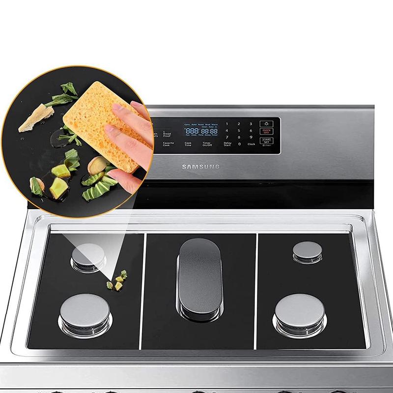 Product Introduction of Reusable Stove Guard, 3 Counts/set Heat Resistant Non-stick Washable Stove Top Protector, Kitchen Utensils & Gadgets 2