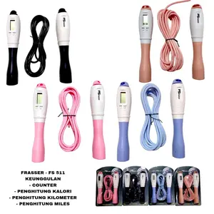 Frasser Tali Skipping Rope Alat Olahraga Fitness Lompat Tali Skipping Rope Grip Anti Licin SKPG 15 jumprope