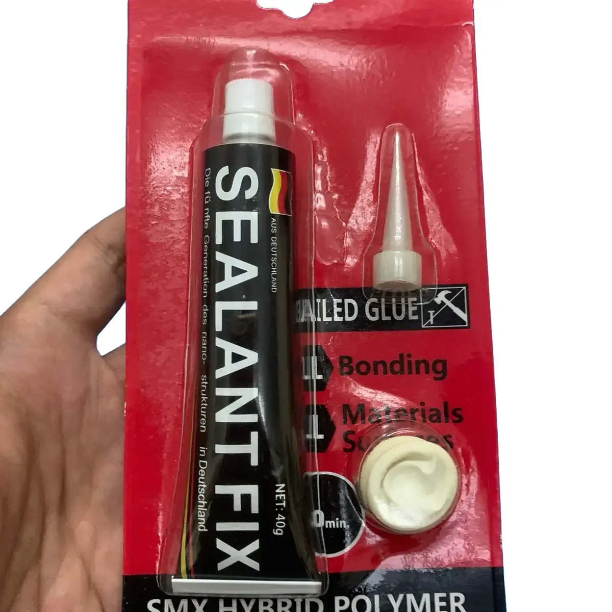 Keo dán SEALANT FIX 40g - Keo dính siêu chắc bề mặt kim loại