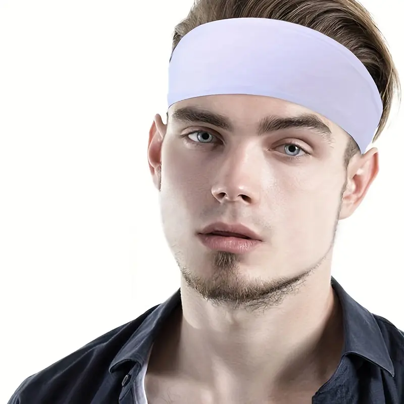 [Sport Hairband] Soft, Breathable 1pc Unisex Sports Hairband |   Sweat Absorbent - Perfect for Running, Fitness, and Yoga! 3