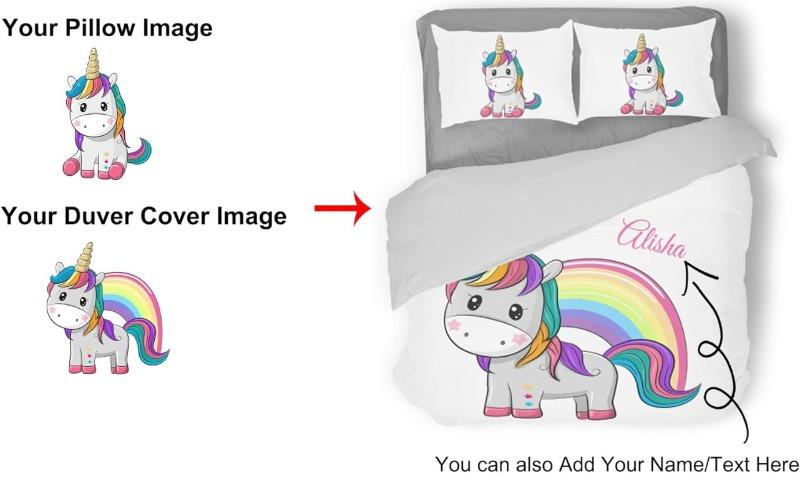 Product Introduction of Cartoon 3 Piece Bedding Set CIN-namoroll Dog Comforter Set Cute 3 Size  Duvet Cover Sets Soft Girls Bedding Set Kids Bedroom Gifts,1 Duvet Cover with 2 Pillowcases, 30