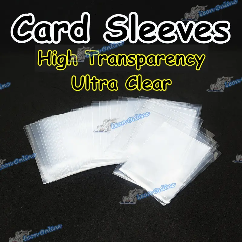clear yugioh card sleeves Amazon.com: Clear Card Sleeve 200 Pack Compatible with Yu-gi-oh Card Sleeve  Japanese Small Card Sleeves Photocard Sleeves 62x89mm, Back Textured  Perfect Shuffling, Protect Your Japanese Sized Never Tear : Toys & Games main image 0