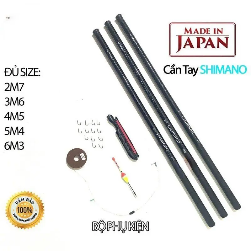 Cần Câu Tay SHIMANO Cao Cấp Đầy Đủ Phụ Kiện - SIÊU GIÁ RẺ