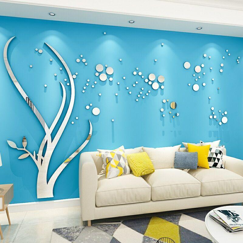 Product Introduction of Tree Branch 3D Pattern Wall Sticker, 1 Count Self Adhesive Wall Decal, Wall Art Decorative Sticker for Home Living Room Bedroom 2