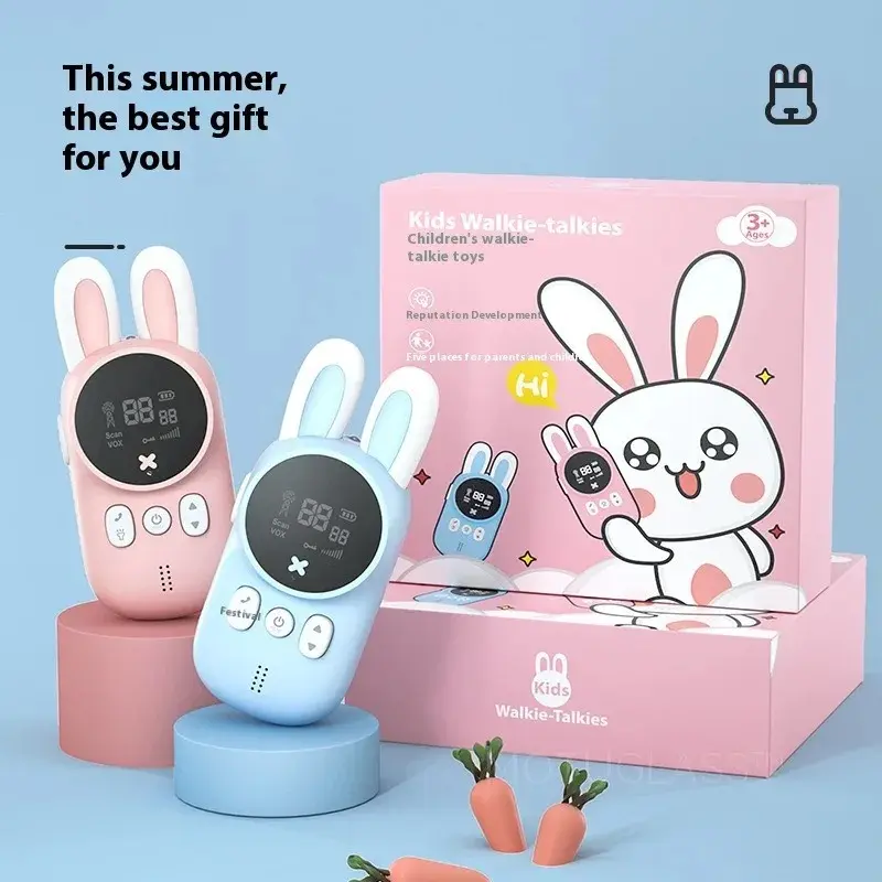Mini Walkie Talkies for Kids Wireless Long Range Outdoor Communication Toys for Parent and Child
