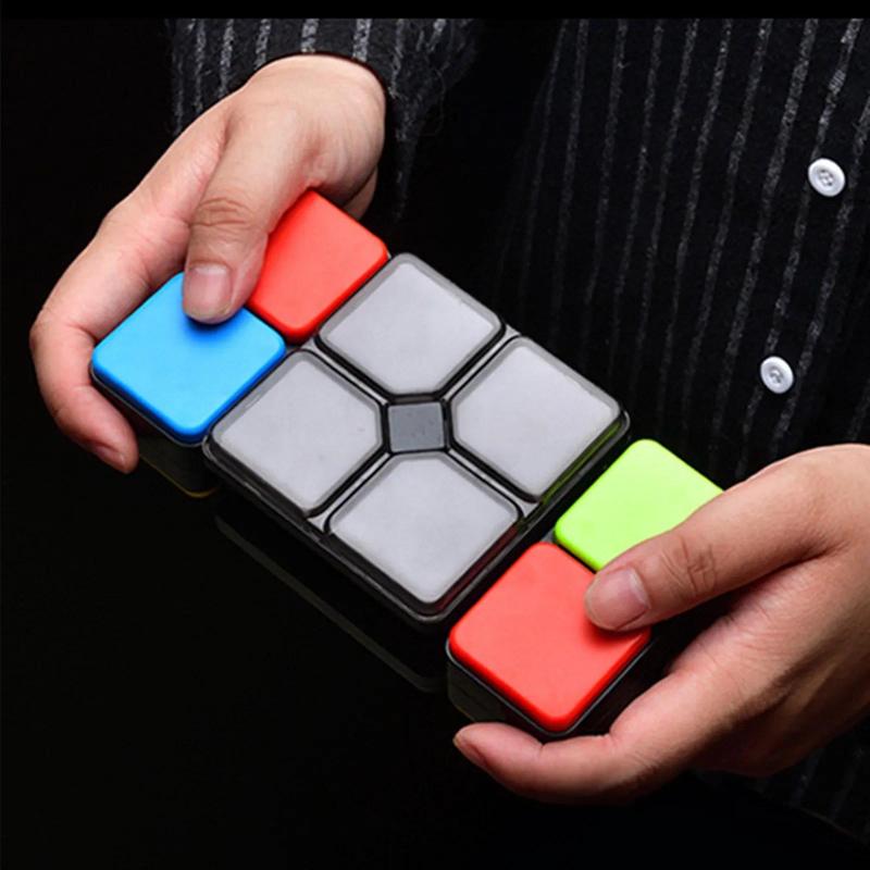 Product Introduction of Music, ever-changing Rubik's Cube puzzle, glowing sound, ever-changing Rubik's Cube game console, parent-child interactive toy 7