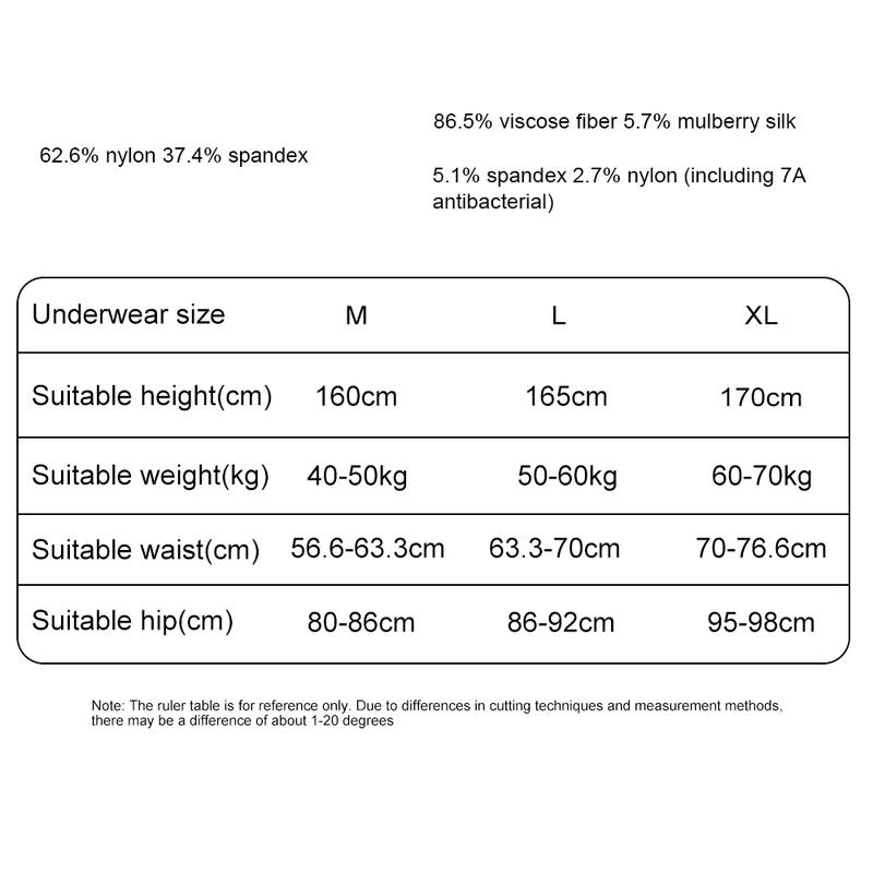 Product Introduction of 7A Mulberry Silk Panties Mid-waist Pants Comfortable Skin-friendly High-elastic Girls' Briefs No Trace Breathable Underwear 0
