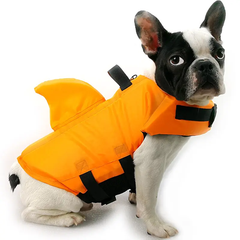 Dog Life Vest Summer Shark Pet Life Jacket Dog Clothes Dogs Vests Swimwear Pets Swimming Suit Floating Preserver Dog Supplies