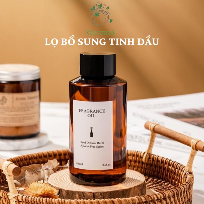  Tinh Dầu Thơm Phòng Bổ Sung Chai Khuếch Tán Cao Cấp VAROMAS Thể Tích 280ML KT68 thom phong 