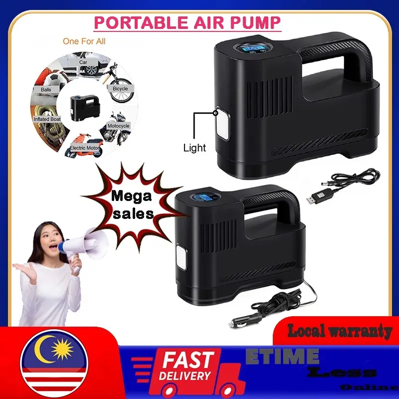 Etimeless Online Wireless Car Or Motorcycle Air Pump Portable Air Pump