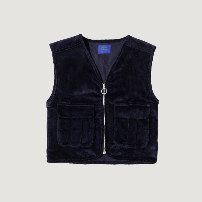 Gambar SABINE AND HEEM - ZAGGA Pocket Vest Kids - Navy - Rompi Anak - S (1-2 YO) dari sabineandheemofficial Kota Tangerang Selatan 5 Tokopedia