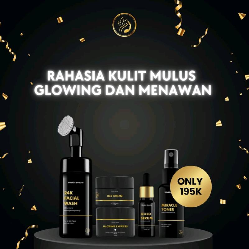 RG SKIN GLOWING EXPRESS BEAUTY Facial Mencerahkan Wajah Melembutkan Perawatan Memudarkan Memutihkan Muka 8