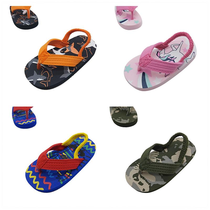 Product Introduction of [New Model] AG SHOP Summer New Children's Slippers Flip-Flops Boys Girls Shoes Beach Shoes Baby Shoes Thong Sandals ✨ [Angel] ✨ 4