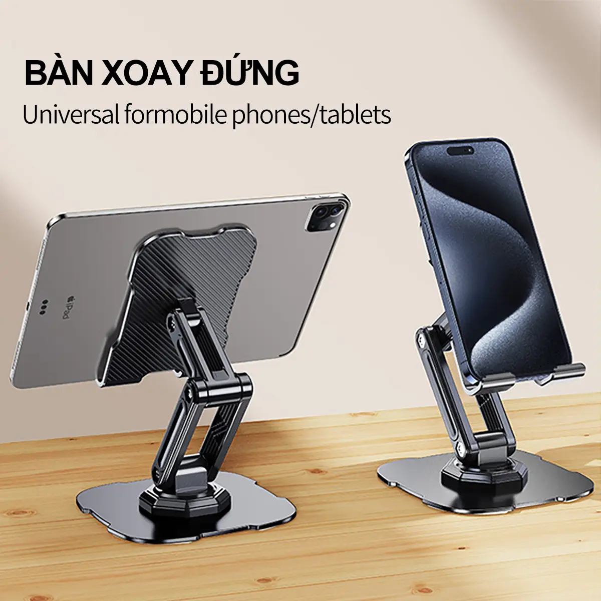 Giá Đỡ Điện Thoại Xoay 360 Độ, Hàng Mới Về, Ghế Dưới Bằng Kim Loại，Có Silicon Chống Trượt, Chất Liệu: Sợi Carbon + Abs, Kích Thước (90Mm X 160Mm): 1 Cái