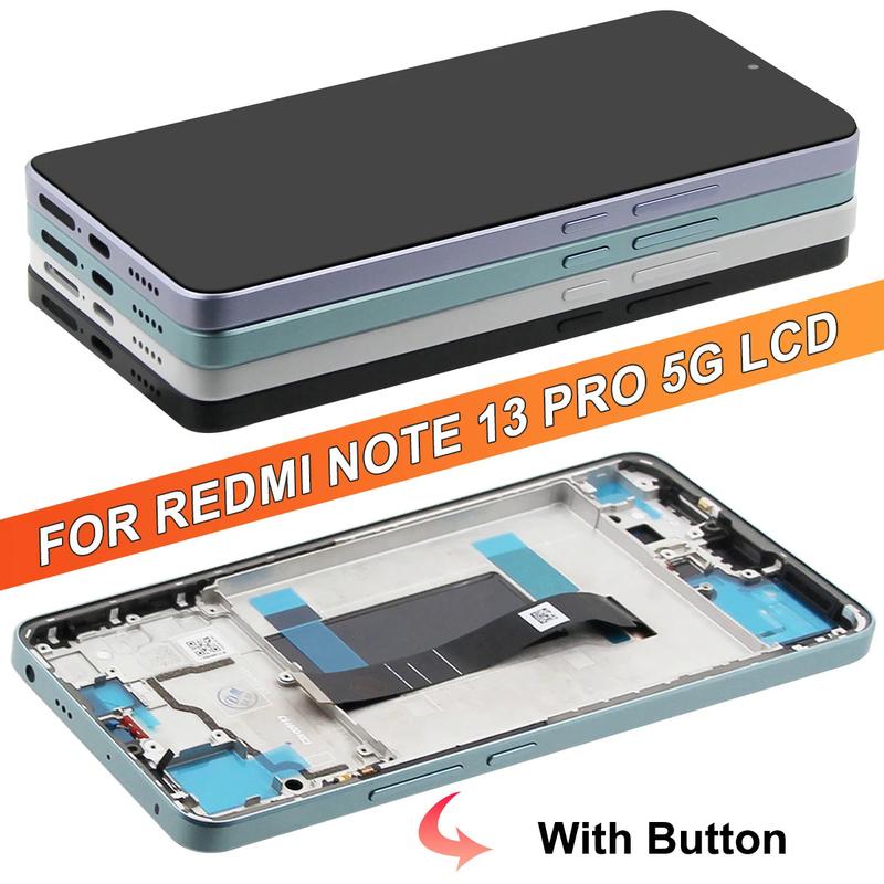 Product Introduction of For Xiaomi Redmi Note 13 Pro 5G 6.67 ''For Redmi note13pro 2312dra50c LCD display touch screen digitizer assembly replacement 5