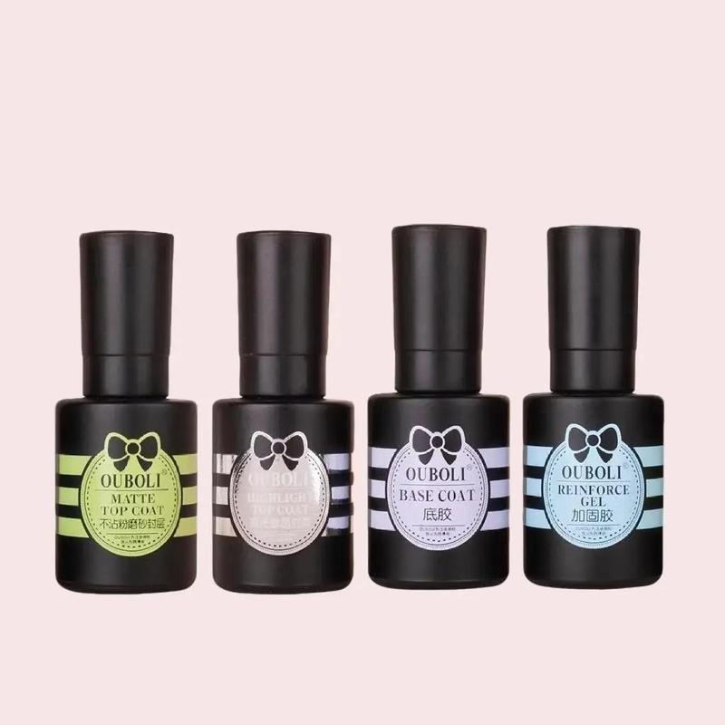 Base Top Cứng Móng OUBOLI Chính Hãng 20ml - Sơn Gel Liên Kết Bền Top Phủ Bóng Làm Nail