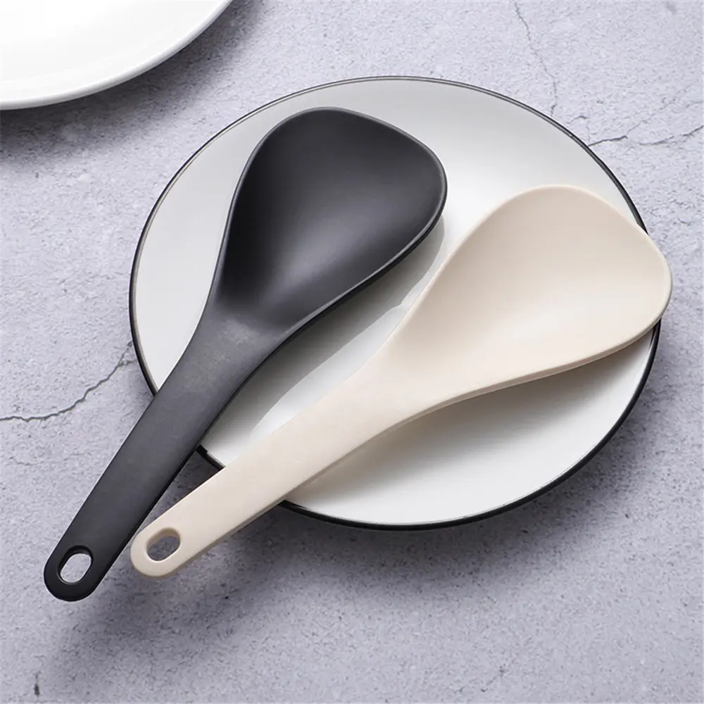 Resistant To High Temperature And Fall Not Easy To Deform Alloy Spoon Rice Spoon Soup Spoon Non-stick Rice Shovel Porridge Spoon Deepened Spoon