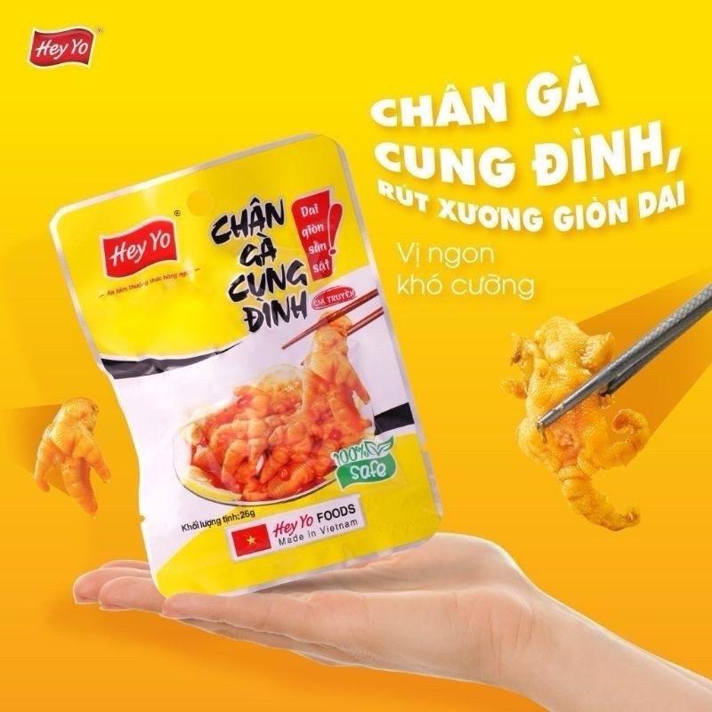 Combo 10 gói chân ga rút xương cung đình của heyyo food đậm vị thơm ngon 4