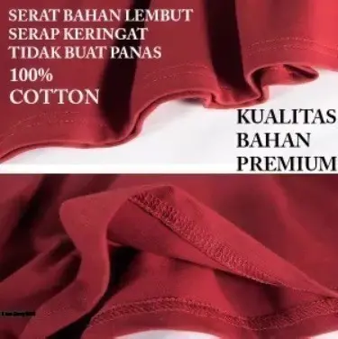 Lau Fashion - Baju Kaos Enhypen Saku Cute Wanita Katun S-XXL Jumbo Size Combed Tebal Atasan  Nyaman  Oversize  Polos  Cewek  Distro  Dewasa Oblong Panjang 7