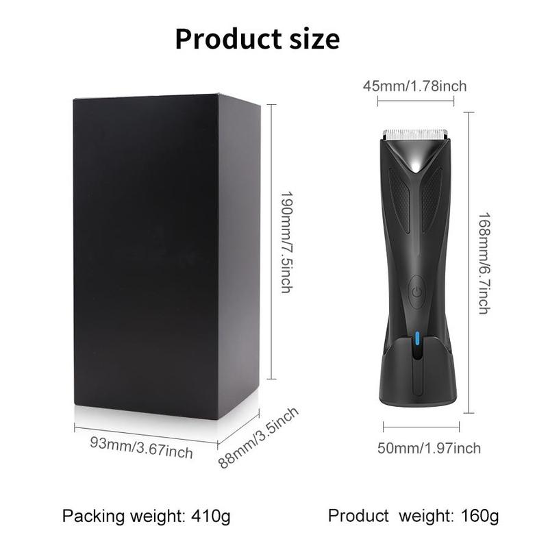 Cordless Electric Shaver, 1 Count Multifunctional Portable Rechargeable Hair Clipper Set, Electric Groin Hair Trimmer for Men, Stocking Fillers Gift 1