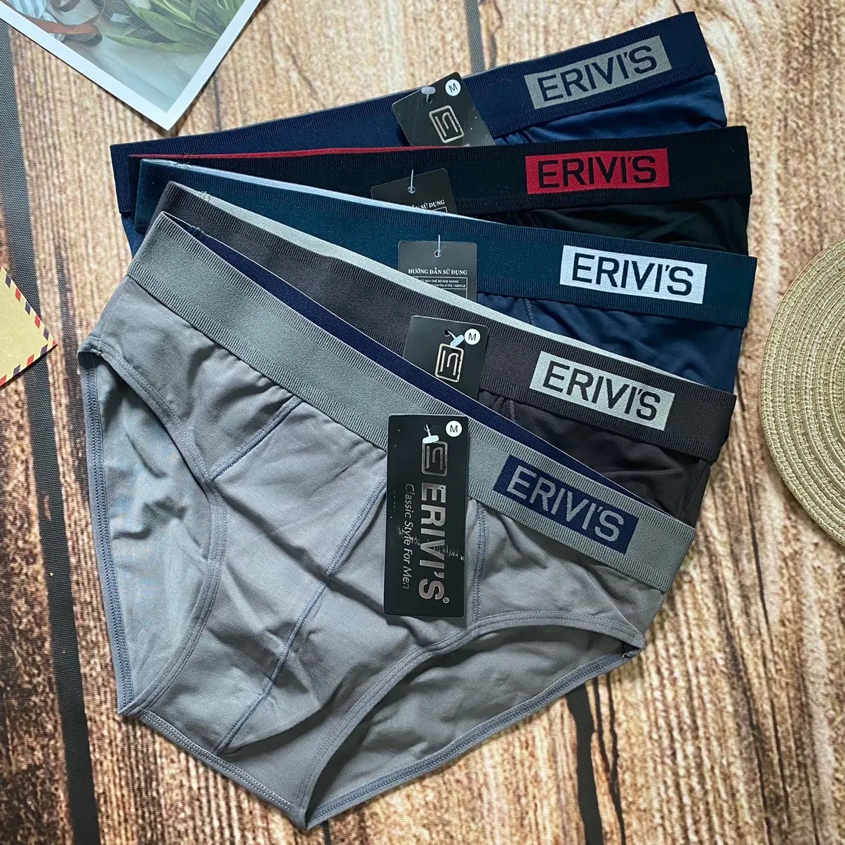 Combo 5 Quần Sịp, Quần Boxer Nam Cotton Cao Cấp. Quần lót nam co dãn 4 chiều, mềm mát, thấm hút mồ hôi, kháng khuẩn tốt (MSP 223- 225) Menswear Lot Nhung