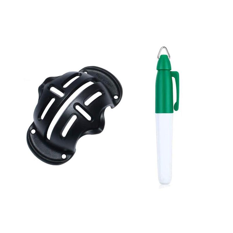 Golf Ball Marker with Pen, 1 Count Golf Ball Marker with 1/4pcs Pen, Ball Sports Equipment for Golf, Outdoor Sports Accessories 2
