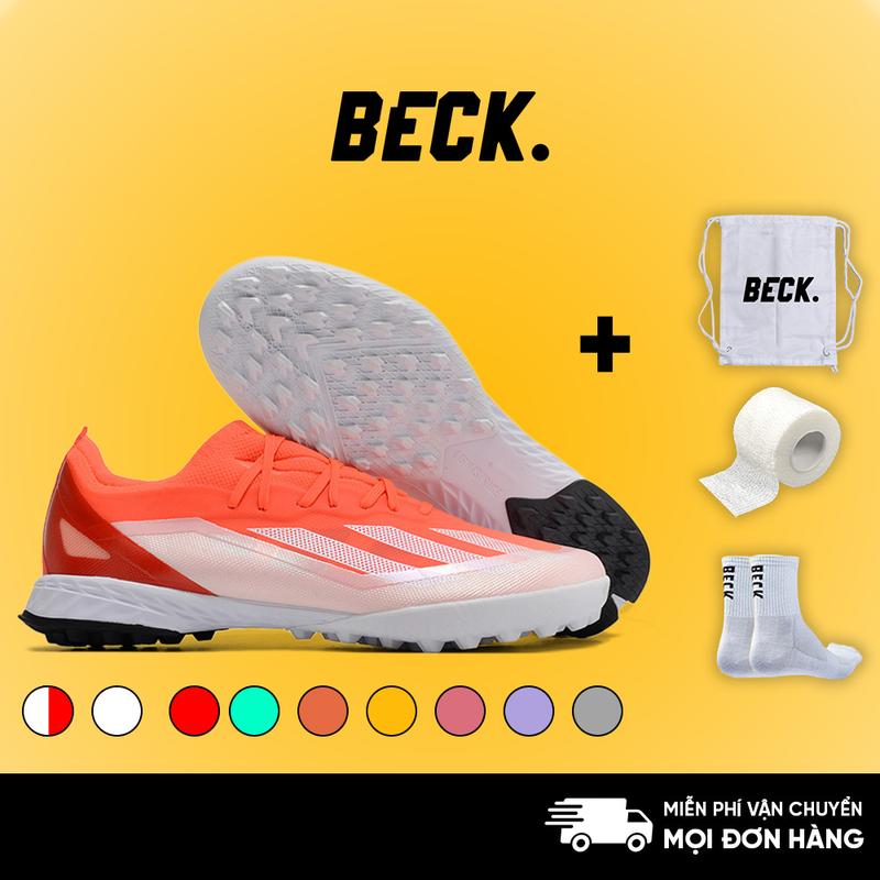 Giày Bóng Đá Trẻ Em X Crazyfast.1 SOCCER BECK, Tặng Quà, Đế Đinh TF, Bám Sân, Các Màu Sắc, Sân Cỏ Nhân Tạo