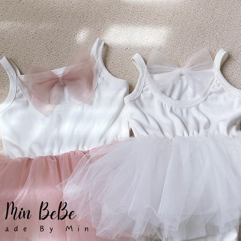 Suit ballet, body váy ren chất liệu Cotton Hàn cho bé gái (5-13kg) 1